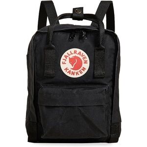 Black Fjallraven Kanken Backpack